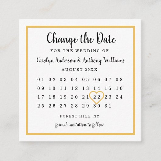 Neuer Foto-Kalender in beliebiger Farbe ändern das Begleitkarte (Vorderseite)