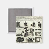 Neuer fotografischer Apparat Magnet (Vorderseite/Rückseite)