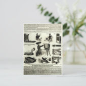 Neuer fotografischer Apparat Postkarte (Stehend Vorderseite)