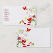 Neuer Frühling - besonders angefertigt Visitenkarte (Vorne/Hinten)