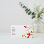 Neuer Frühling - besonders angefertigt Visitenkarte (Stehend Vorderseite)