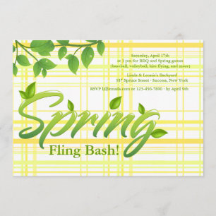 Neuer Frühling Einladung