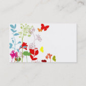 Neuer Frühling Visitenkarte (Rückseite)