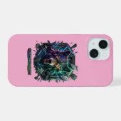 Neuer futuristischer Roboter-Prädator iPhone 15 Hülle (Rückseite (Horizontal))
