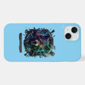 Neuer futuristischer Roboter-Prädator  iPhone Hülle (Rückseite (Horizontal))