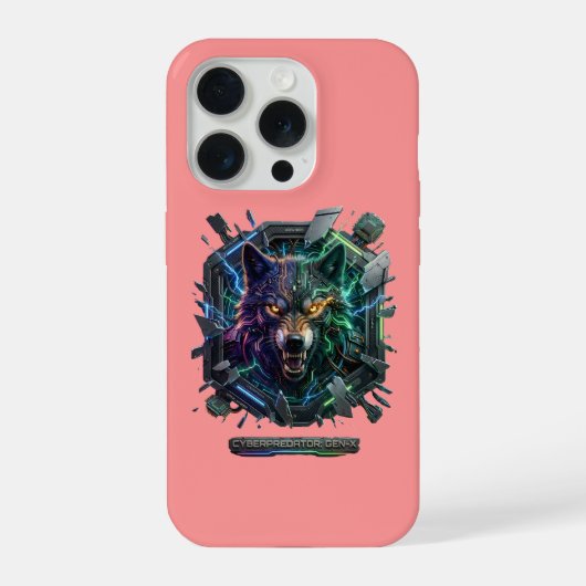 Neuer futuristischer Roboterprädator  iPhone Hülle (Rückseite)