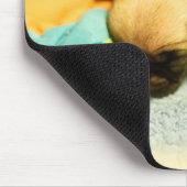 Neuer Geborener Baby Mops Hund Mousepad (Ecke)