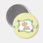 Neuer geborener Babymagnet Magnet (Vorderseite/Rückseite)