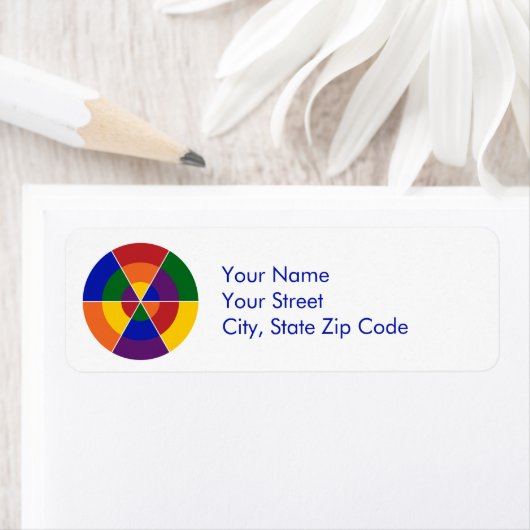 Neuer geometrischer Regenbogenkreis (Insitu)