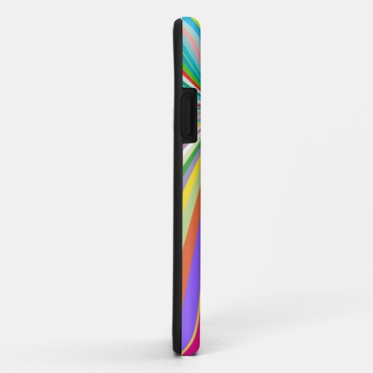 Neuer gestreifter Hintergrund Case-Mate iPhone Hülle (Hinten/Rechts)