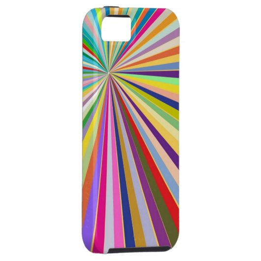 Neuer gestreifter Hintergrund Case-Mate iPhone Hülle (Rückseite/rechts)