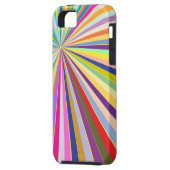 Neuer gestreifter Hintergrund Case-Mate iPhone Hülle (Rückseite Links)