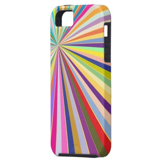 Neuer gestreifter Hintergrund Case-Mate iPhone Hülle (Rückseite Links)