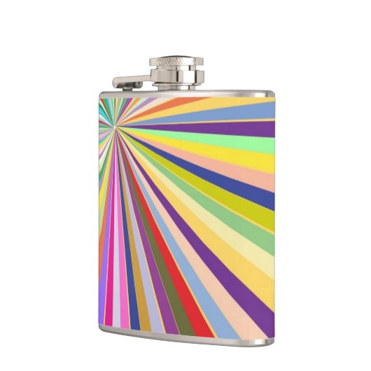 Neuer gestreifter Hintergrund Flachmann (Links)