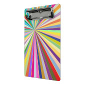 Neuer gestreifter Hintergrund Mini Klemmbrett (Gewinkelt2)