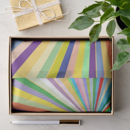 Neuer gestreifter Hintergrund Seidenpapier (Geschenk)