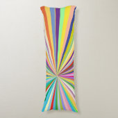 Neuer gestreifter Hintergrund Seitenschläferkissen (Vorderseite Vertikal)