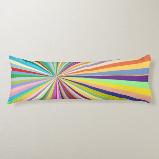Neuer gestreifter Hintergrund Seitenschläferkissen (Vorderseite)