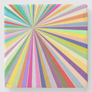 Neuer gestreifter Hintergrund Steinuntersetzer