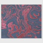 neuer Glitzer aus Wirblem Marmor 2 Geschenkpapier (Flach)