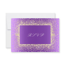 Neuer Glitzer Lila Amethyst Gold UAWG