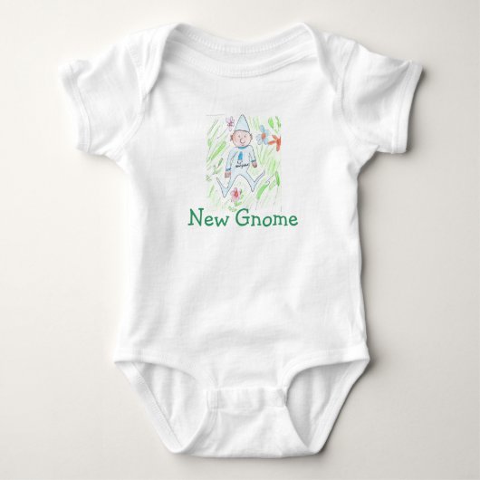Neuer Gnome Baby Strampler (Vorderseite)