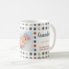 Neuer Grandad - 2 Fotos und kundenspezifischer Kaffeetasse