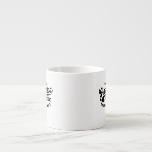 Neuer Großvater 2018 Espressotasse (Vorderseite)