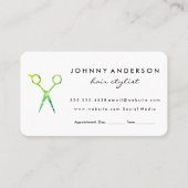 Neuer Grüne Schere - Ernennung II Terminkarte (Vorderseite)