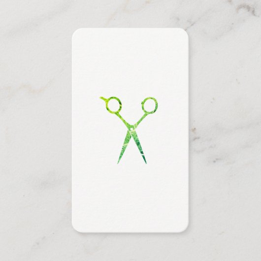 Neuer Grüne Schere - Ernennung Terminkarte (Vorderseite)