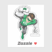 Neuer grüner Laternenstopf Aufkleber (Blatt)