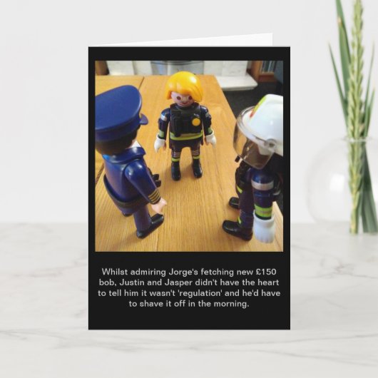 Neuer Haarschnitt Karte (Vorderseite)