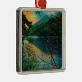 Neuer Hafen Angeles, WA See-Sutherlands Silbernes Ornament (Rechts)