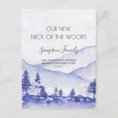 Neuer Hahn der Woods Moving Ankündigung Postkarte (Vorderseite)