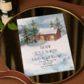 Neuer Hahn der Woods Moving Announcement Postcard Ankündigungspostkarte