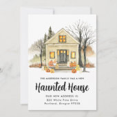 Neuer Halloween-Umzug im Spuk Haus Ankündigung (Vorderseite)