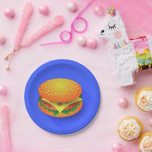 Neuer Hamburger-Papier-Teller Pappteller (Party)