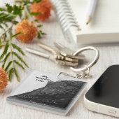 Neuer Hampshire-alter Mann des Berges Schlüsselanhänger (Vorderseite rechts)