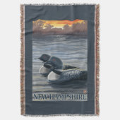 Neuer HampshireCommon Loon Decke (Vorderseite Vertikal)