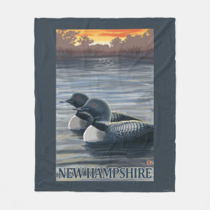 Neuer HampshireCommon Loon Fleecedecke