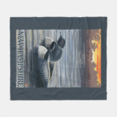 Neuer HampshireCommon Loon Fleecedecke (Vorderseite (Horizontal))
