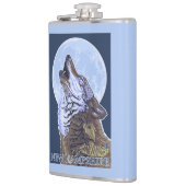 Neuer HampshireHowling Wolf Flachmann (Links)