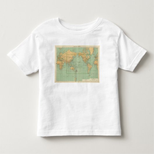 Neuer Handelsmarineatlas der Indexkarte Kleinkind T-shirt (Vorderseite)