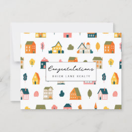 Neuer Hausbesitzer Herzlichen Glückwunsch Postkarte