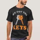 Neuer Hausbesitzer Wir Got die Keys House Buy Prem T-Shirt (Vorderseite)