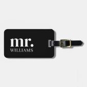 Neuer Herr Gepäckanhänger (Vorderseite horizontal)