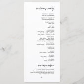 Neuer Herr und Frau, Modernes Minimalistisches Hoc Programm (Rückseite)