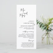 Neuer Herr und Frau, Modernes Minimalistisches Hoc Programm (Stehend Vorderseite)