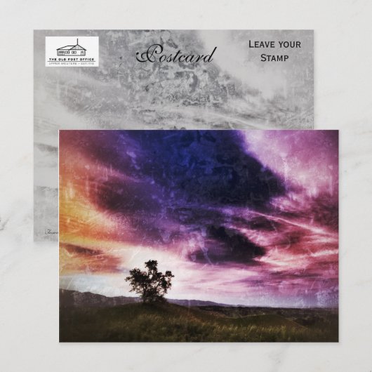 neuer Himmel Postkarte (Vorne/Hinten)