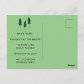 NEUER HINTERGRUND DES WALDBREICHES FOTO POSTKARTE (Rückseite)